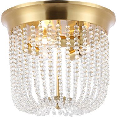 Sarella Flush Mount in Gold