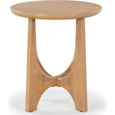 Sasha Wood Accent Table In Natural