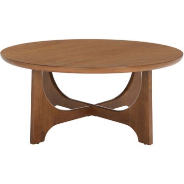 Sasha Wood Coffee Table In Medium Oak