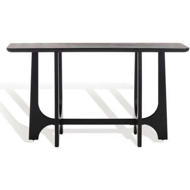 Sasha Wood Console Table In Black