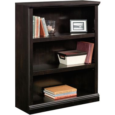 Sauder Select 3-Shelf Bookcase In Estate Black