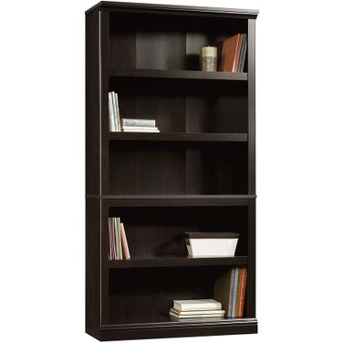 Sauder Select 5-Shelf Bookcase In Estate Black