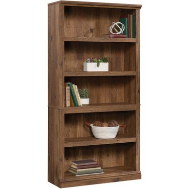 Sauder Select 5-Shelf Bookcase In Vintage Oak