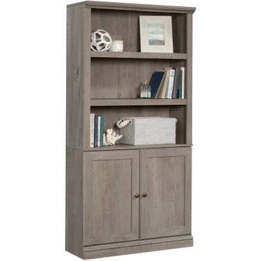 Sauder Select Bookcase With Doors In Mystic Oak