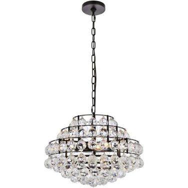 Savannah 18 Inch Pendant In Black