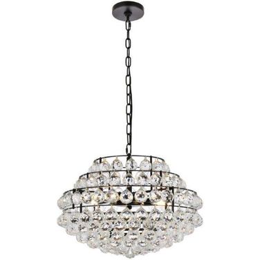 Savannah 20 Inch Pendant In Black