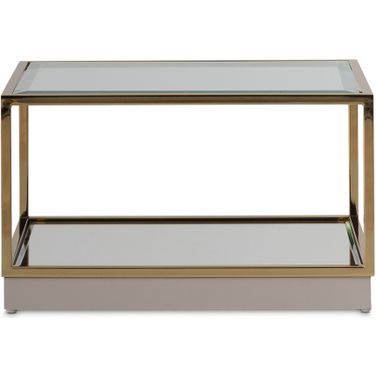 Savannah Breeze Short Cocktail Table Set of 2 In Bright Gold