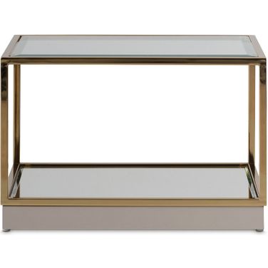Savannah Breeze Tall Cocktail Table Set of 2 In Bright Gold