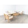 Savannah Outdoor Solid Wood Coffee Table In Natural