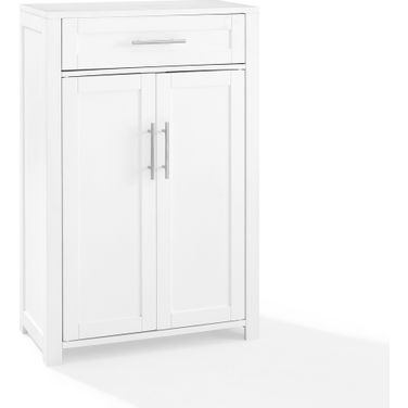 Savannah Storage Cabinet In White