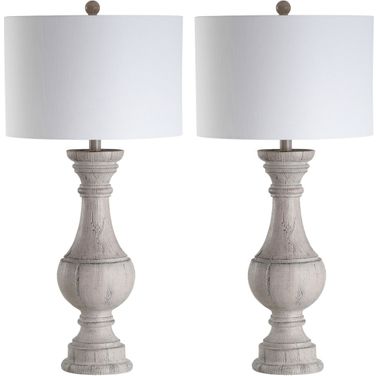 Savion White Wash Table Lamp Set of 2