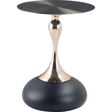 Savoy End Table In Matt Black