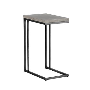 Sawyer End Table In Black and Grey
