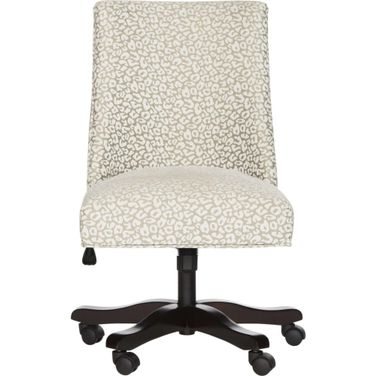 Scarlet White and Light Ginger Desk Chair