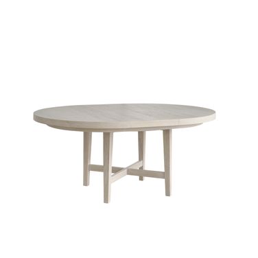 Scavino Round Dining Table In White Oak