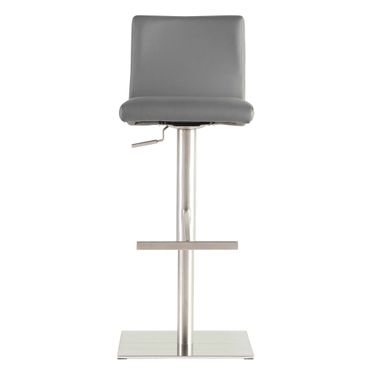 Scott Adjustable Bar/Counter Stool In Gray