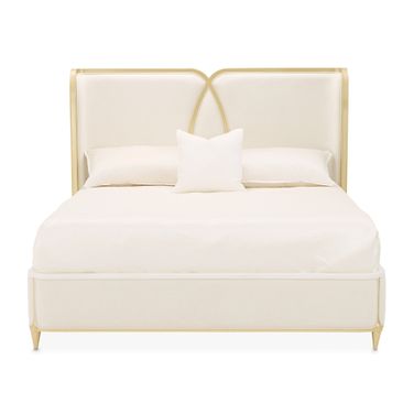 Scotts Square California King Bed In Light Champagne