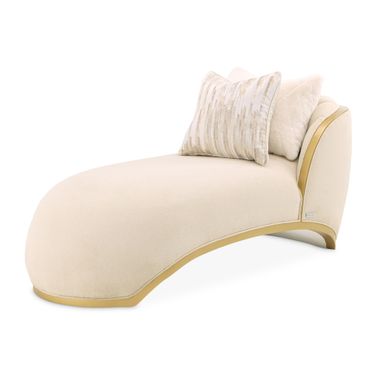 Scotts Square Chaise In Light Champagne