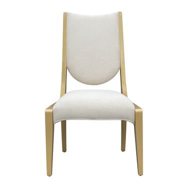 Scotts Square Dining Side Chair Set of 2 In Light Champagne