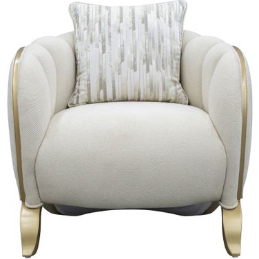Scotts Square Matching Chair In Light Champagne