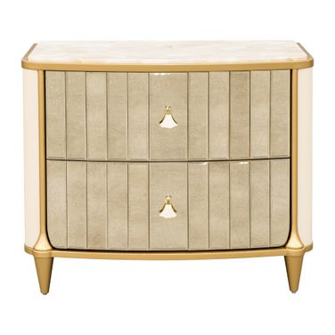 Scotts Square Nightstand In Light Champagne