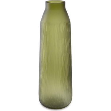 Scottyard Vase In Olive Green