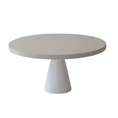 Sculpture Coffee Table In White