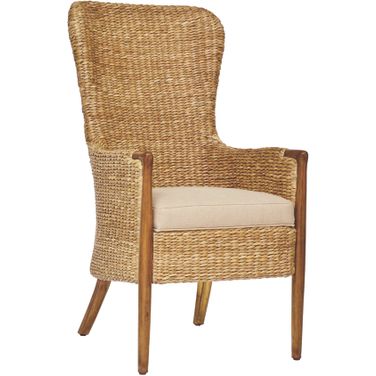 Seagrass Dining Chair In Flax