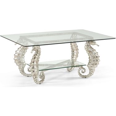 Seahorse Coffee Table In Silver