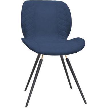 Sean Dining Chair In Dark Blue Set Of 2
