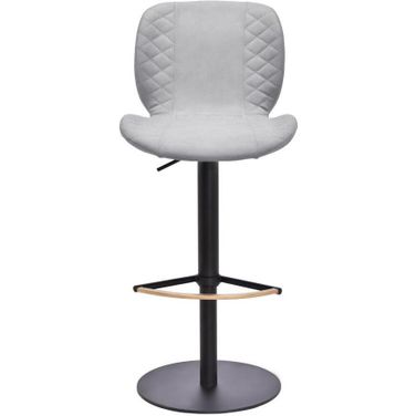 Sean Hydraulic Barstool In Light Grey