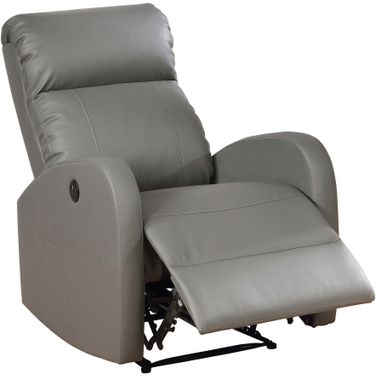 Sean Small Power Reading Recliner In Grey