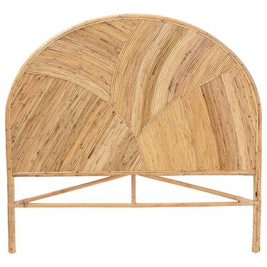Seana Rattan King Standalone Headboard In Honey