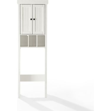 Seaside Over The Toilet Storage Cabinet In Distressed White