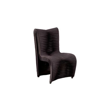 Seat Belt Cotton Dining Chair In Black