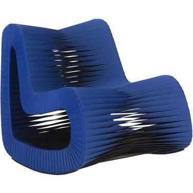 Seat Belt Rocking Chair In Blue and Black