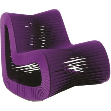 Seat Belt Rocking Chair In Purple
