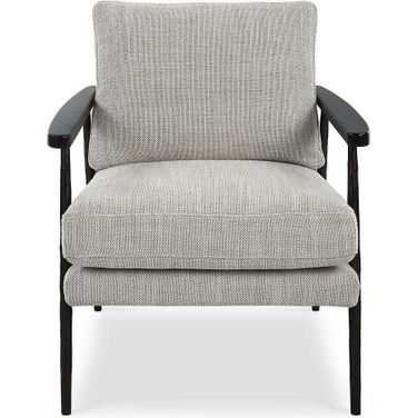 Sebastian Cast Iron Accent Chair In White