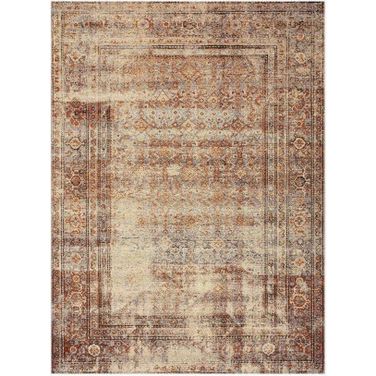 Sebastian Natural/Brick 5'3" x 7'8" Rug