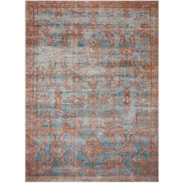 Sebastian Ocean/Spice 5'3" x 7'8" Rug