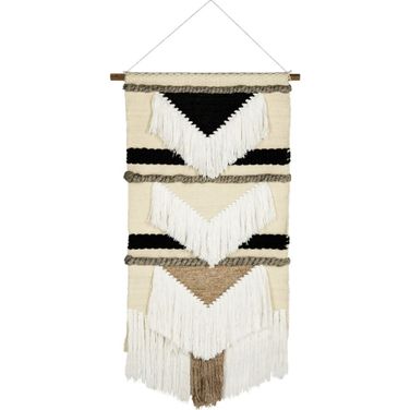 Sedona Black/White Woven Wall Art