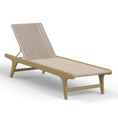 Sedona Chaise in Light Wood