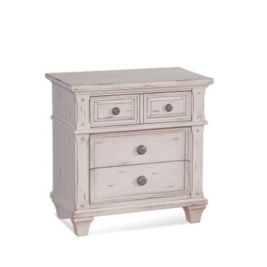 Sedona Cobblestone White Nightstand