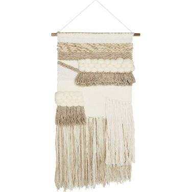 Sedona Cream/Beige Woven Wall Art