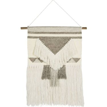 Sedona Ivory/Brown Woven Wall Art