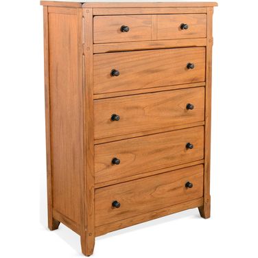 Sedona Petite Wood Chest In Rustic Oak