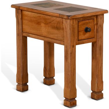Sedona Slate Top Chairside Table
