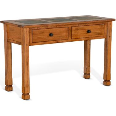 Sedona Sofa Table In Rustic Oak