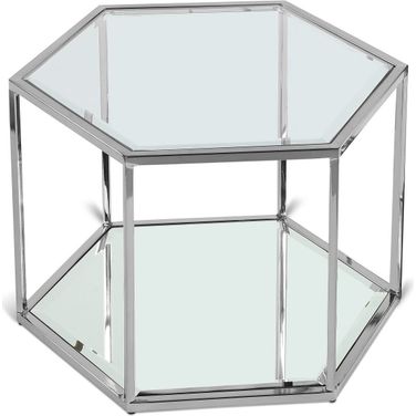 Sei Coffee Table In Brushed Chrome