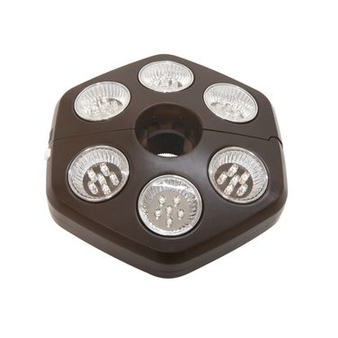 Selene Hexagon Umbrella Light In Bronze